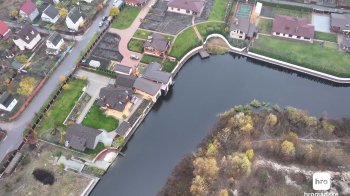 Маєток Анатолія Щадила в селі Проців неподалік Києва, кадр зйомки з дрона/Hromadske