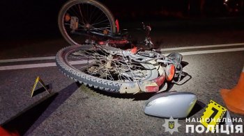 ДТП на Львівщин: 69-річний водій легковика збив велосипедиста: