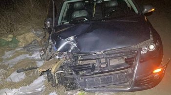 Внаслідок зіткнення Volkswagen з гужовою підводою на Львівщині постраждала 55-річна жінка