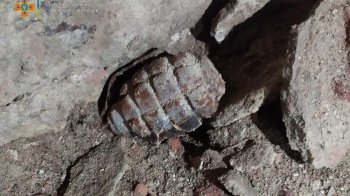 На Самбірщині, ремонтуючи підвал, місцеві знайшли бойову гранату часів ІІ Світової війни
