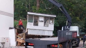 У Львові демонтували черговий незаконно споруджений кіоск