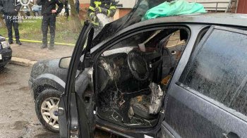 У Львові горіла автівка