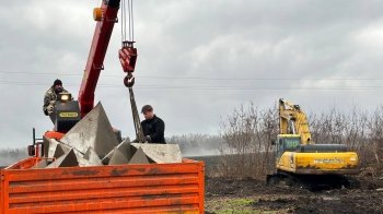 «Трєвожно»: губернатор Бєлгородської області показав, як на території рф будують лінію оборони (фото)