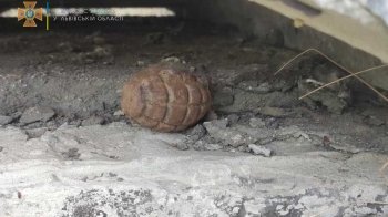 Рятувальники знищили на Львівщині ручну гранату часів Другої світової