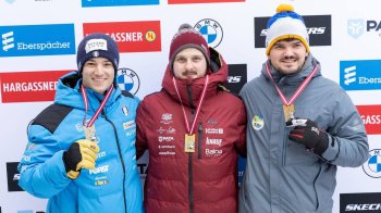 Львів’янин Антон Дукач виборов «бронзу» Кубка націй із санного спорту