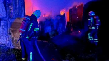 29-річна жінка постраждала під час пожежі у металевому вагончику у Львові