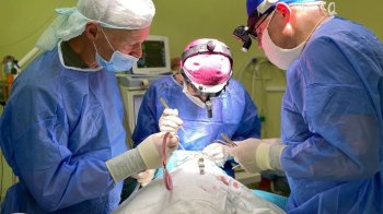 Хірург із США спільно з львівськими лікарями прооперував однорічну дівчинку з незрощенням губи