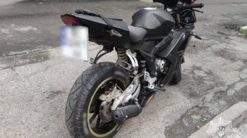 У Львові поліція виявила водія мотоцикла на чужих номерах