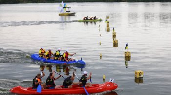У Добротворі ветерани з п’яти областей змагалися у веслуванні та мініфутболі