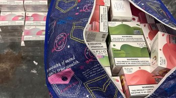 У “Шегинях” прикордонники виявили партію контрабандних рідин для електронних цигарок