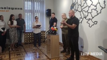 Брифінг міністра енергетики. Фото: LVIV.MEDIA