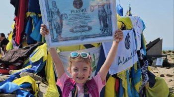 Рекорд України: 5-річна львів’янка підкорила Говерлу
