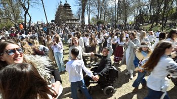 Шевченківський гай на Великдень відвідала рекордна кількість людей