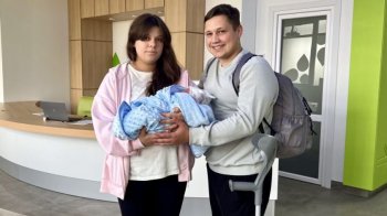 Дмитро, Анастасія і Андрійко Ніколайчуки