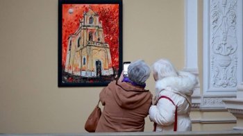 «Натхненні Пінзелем у Годовиці»: у Національному музеї імені Андрея Шептицького відкрили виставку картин