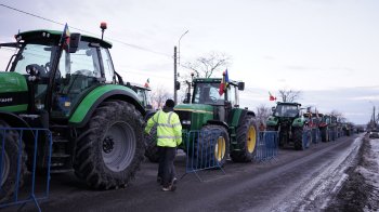 Протест румунських фермерів на кордоні триває, фото Ольги Галіциної / «Суспільного»