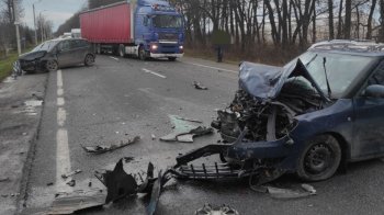 На трасі Львів- Шегині аварія, рух ускладнений