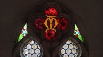 У Дрогобичі відреставрували обстріляний під час Другої світової війни вітраж