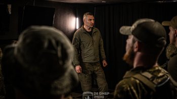 Віталій Кличко відвідав бійців 24 ОМБр імені короля Данила.