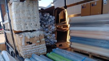 У Шегинях затримали вантажівку з контрабандою тканини