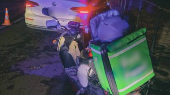 П'яний кур’єр на мопеді без прав вчинив ДТП у центрі Львова