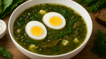 зелений борщ