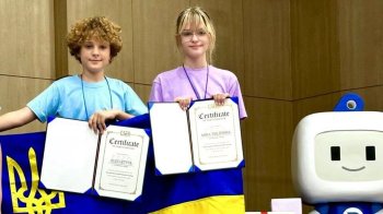 Школярка зі Львова перемогла на змаганнях з робототехніки у Південній Кореї