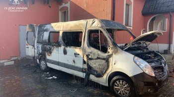 Пожежа в машині