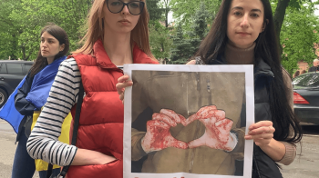 У Львові провели акцію на підтримку цивільних та військових з Маріуполя