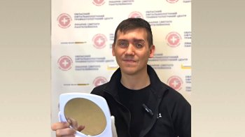 У Львові волонтеру відновили обличчя з допомогою протезу-накладки