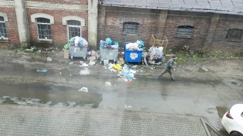 «Антисанітарія і розплідник щурів біля житлового будинку»: у Дублянах просять вивезти купу сміття