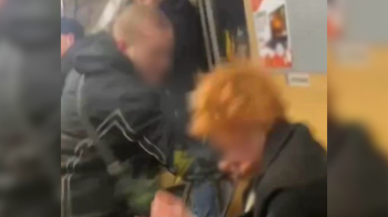 Скріншот із відео побиття. Джерело: Нацполіція