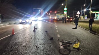 Біля Жовкви водій автобуса на смерть збив 74-річного велосипедиста