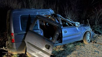 На Львівщині внаслідок п’яної ДТП травмувалися троє неповнолітніх. Фото: Нацполіція