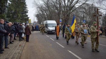 У Самборі провели в останню путь Героя, який загинув на сході України