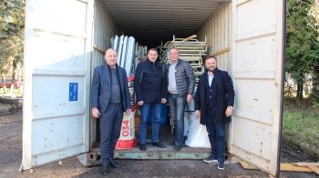 Дрогобич отримав від Швейцарії допомогу для переселенців та мешканців деокупованих територій