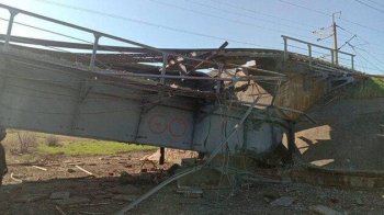 Поблизу окупованого Мелітополя партизани "мінуснули" залізничний міст