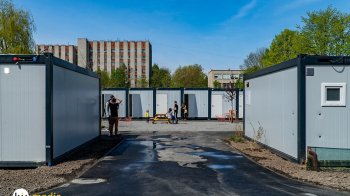 У Львові на Пулюя облаштували друге модульне містечко для переселенців (фото та відео)
