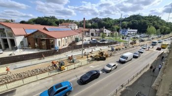 Оновлення перехрестя Сахарова—Вітовського у Львові: коли відновлять звичний рух трамваїв