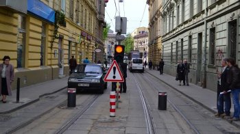 «Муніципальна варта» Львова заплатить майже 500 тис. грн за пошкоджене болардом Audi