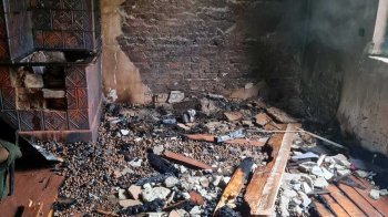 У Сколе в цегляній літній кухні зайнялася пожежа