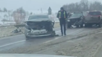 Через потрійну ДТП у Львівському районі перекрили рух на трасі Київ-Чоп