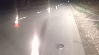 На Львівщині поліцейські розшукують водія, який збив велосипедиста та втік