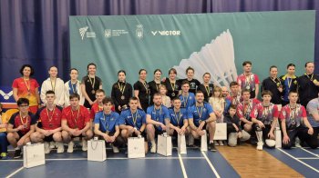 Спортсмени Львівщини у трійці найсильніших на чемпіонаті з бадмінтону