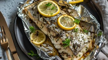 Покроковий рецепт запеченої риби з овочами