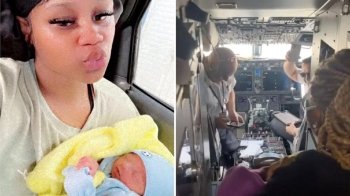 21-річна жінка народила в літаку: хлопчика назвали на честь неймовірної історії пологів