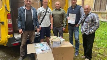 Польське містечко передало гуманітарну допомогу Стрию