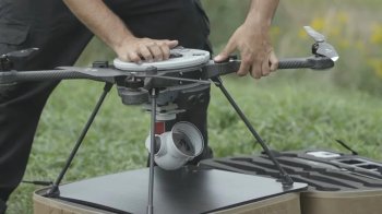 Канадський дрон SkyRanger R70, скриншот з відео