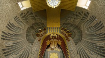 У храмі УКУ відкрили для огляду унікальну мозаїку святої Софії: чим вона особлива