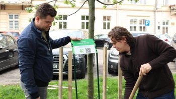 Львів: 16 нових іменних дерев на підтримку ЗСУ висадили благодійники